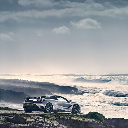 The McLaren and the Sea
