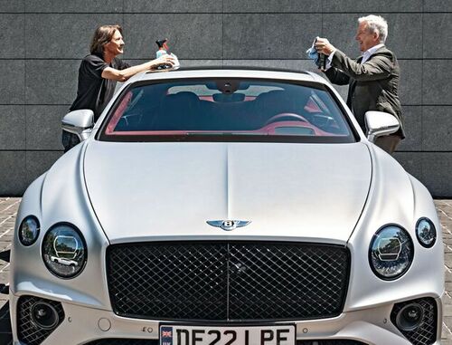 Car Wash with Bentley CEO Adrian Hallmark