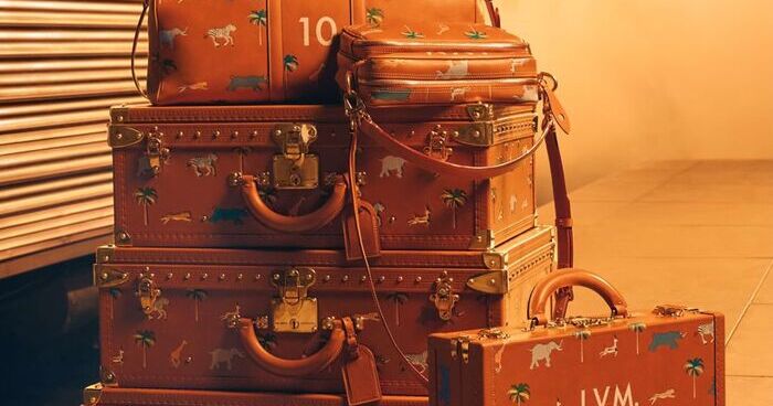 LOUIS VUITTON トランクデザイン ブランケット Louis Vuitton's new collection for SS 2026 | ramp.space