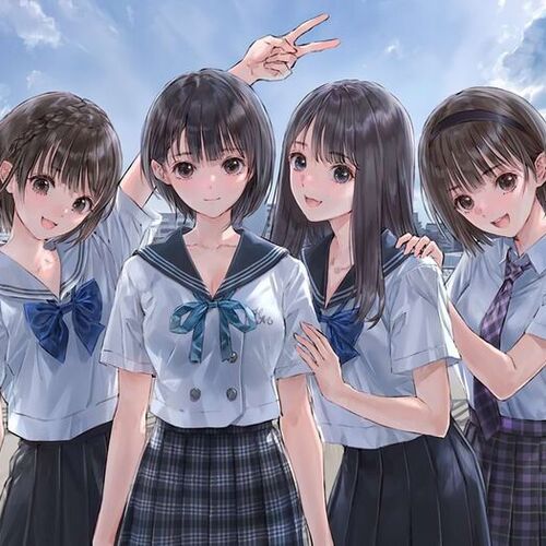Blue Reflection Quartet: Neun Jahre Gef&uuml;hlschaos im Sammelband