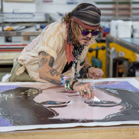 Der mit den Pinselh&auml;nden: The Art of Johnny Depp