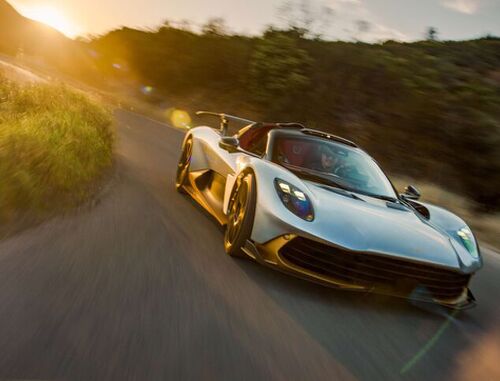 Aston Martin Valhalla Spider: Nach oben hin offen